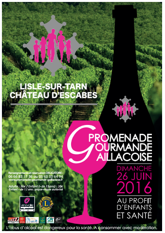 Affiche promenade gourmande 2016