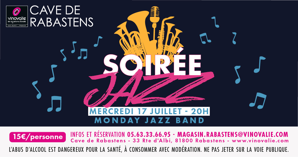 soirée jazz à la cave de rabastens juillet 2024