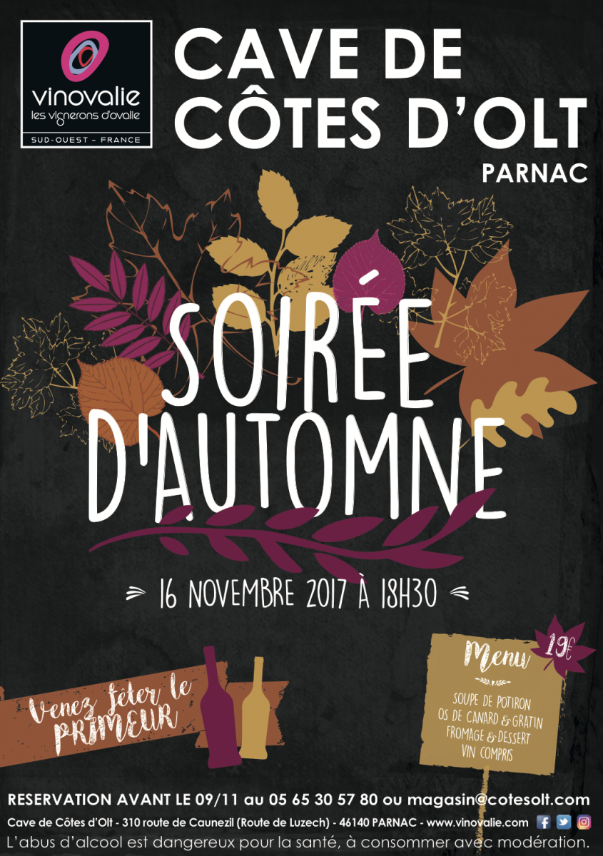 Soirée d'automne #2 Côtes d'Olt