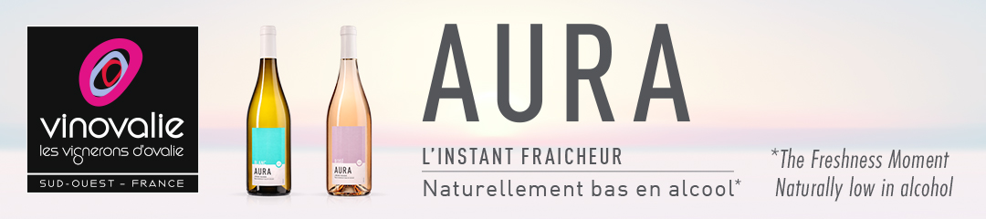 Aura, l'instant fraicheur rosé et blanc