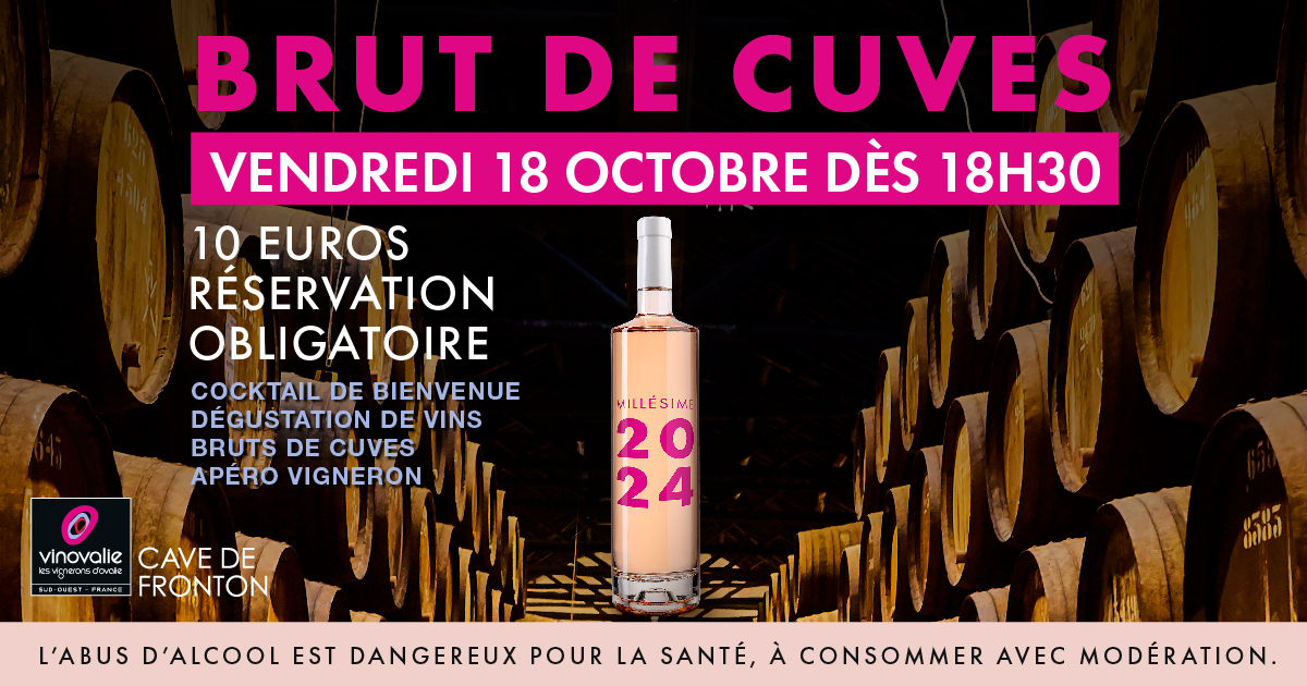 soirée brut de cuves 2024 à Fronton